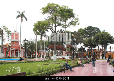 Peru Lima Barranco Biblioteca Stockfoto