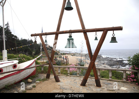 Chile Pueta Neruda Casa Museo Isla Negra Pablo Neruda-Haus Stockfoto