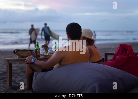 Seminyar auf Bali ist ein beliebtes Urlaubsziel Stockfoto