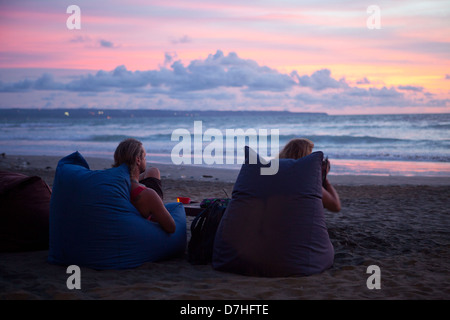 Seminyar auf Bali ist ein beliebtes Urlaubsziel Stockfoto