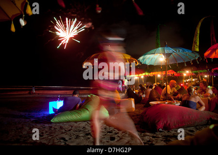 Seminyar (Bali) ist ein beliebtes Urlaubsziel. Stockfoto