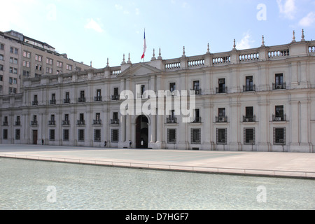 Santiago de Chile Palacio de La Moneda Regierungspalast Stockfoto