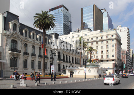 Santiago de Chile Agustinas Stockfoto
