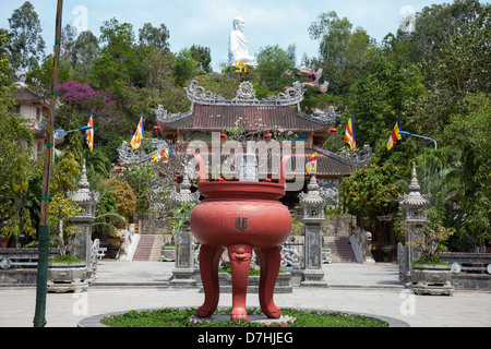 Lange Son-Pagode Nha Trang, Vietnam Stockfoto