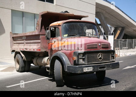 Chile-Valparaiso Lastwagen Alter Lastwagen alten LKW alten LKW Stockfoto