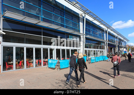 Fragen Sie, italienisches Restaurant, Brayford Pool, Lincoln, Lincolnshire, England, UK. Stockfoto