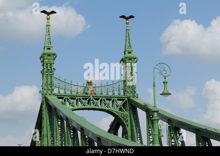 Szabadsag Brücke Stockfoto