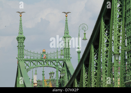 Szabadsag Brücke Stockfoto