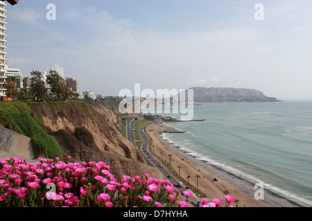 Peru Lima Miraflores Playa Costa Verde Stockfoto