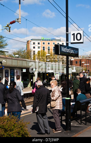 Bahnhof Watford junction Stockfoto