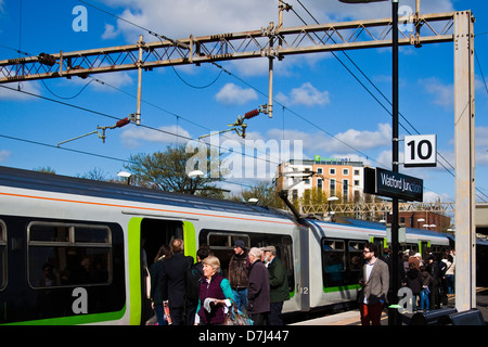 Bahnhof Watford junction Stockfoto