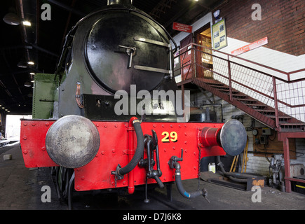 Dampflokomotive in Grosmont Railway Yard Workshops North Yorkshire England Großbritannien Stockfoto