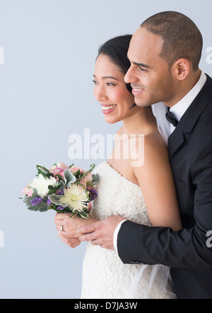 Porträt von Braut und Bräutigam