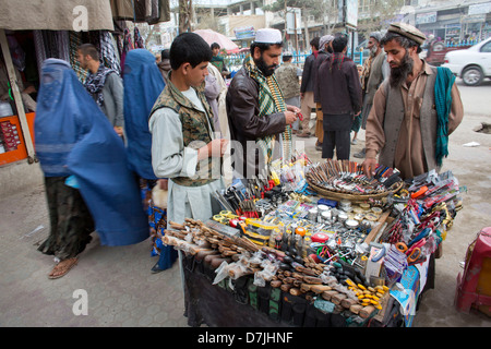 Markt in der Innenstadt von Kunduz, Afghanistan Stockfoto