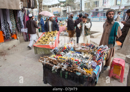 Markt in der Innenstadt von Kunduz, Afghanistan Stockfoto