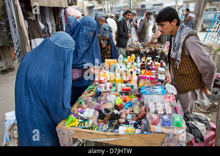 Markt in der Innenstadt von Kunduz, Afghanistan Stockfoto