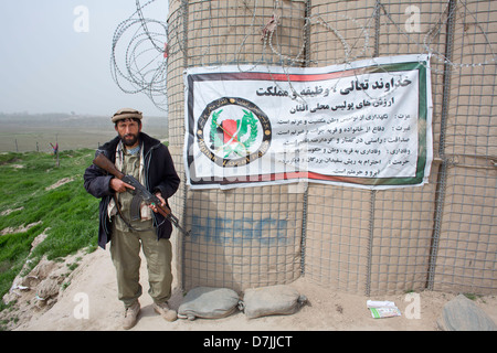 Afghanische Polizei in Kunduz Stockfoto