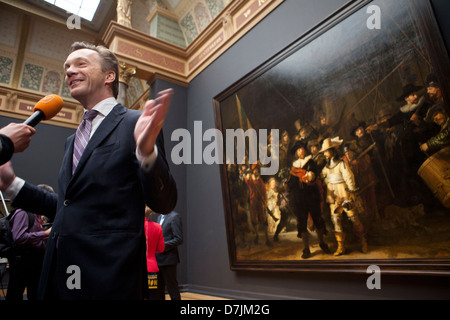 Wim Pijbes, Direktor der neu geöffneten Rijksmuseum in Amsterdam Stockfoto