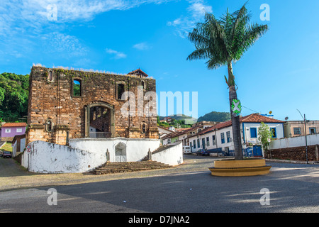 Nossa Senhora Rosario Kirche, Sabara, Belo Horizonte, Minas Gerais, Brasilien Stockfoto