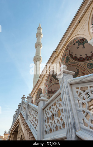 Moschee Merkez Külliye von Manavgat in der Nähe von Antalya, Minarett, Türkei Stockfoto