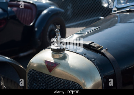 Vintage Alvis an der vscc Spring Start Event in Silverstone, Northamptonshire, England, UK. Stockfoto