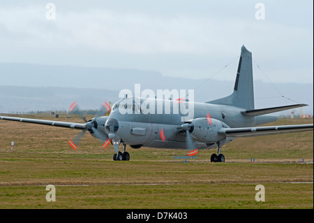 Frankreich - Marine Dassault ATL-2 Atlantique 2 auf 2013 gemeinsame Krieger Übung RAF Lossiemouth.   SCO 9041 Stockfoto