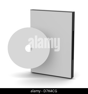 DVD-Hülle - Blank Stockfoto