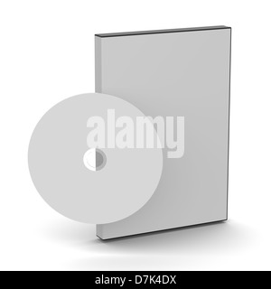 DVD-Hülle - Blank Stockfoto