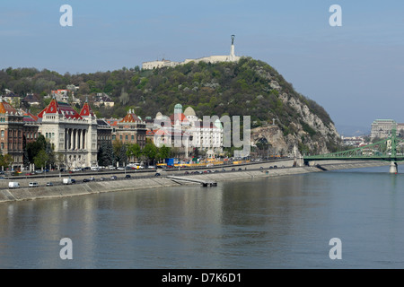 Die Zitadelle am Gellertberg Budapest, Ungarn Stockfoto