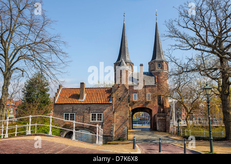 Oostpoort, Delft, Zuid-Holland, Niederlande Stockfoto