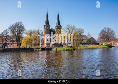 Oostpoort, Delft, Zuid-Holland, Niederlande Stockfoto