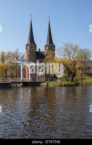 Oostpoort, Delft, Zuid-Holland, Niederlande Stockfoto