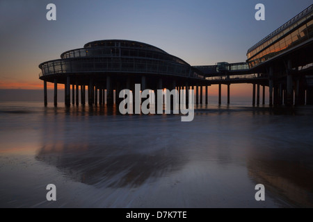 Pier, Scheveningen, Zuid-Holland, Niederlande Stockfoto