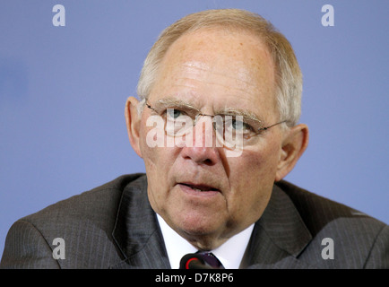 Berlin, Deutschland, der deutsche Finanzminister Wolfgang Schäuble, CDU Stockfoto