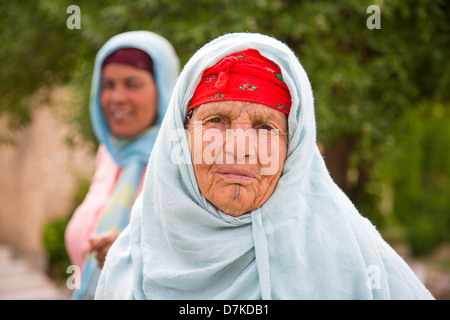 Frau in Le Kef Tunesien Stockfoto