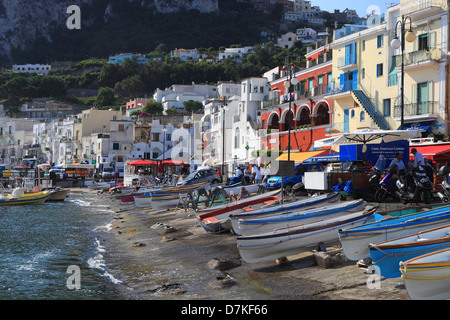 Italien-Campania Capri Marina Grande Hafen Stockfoto