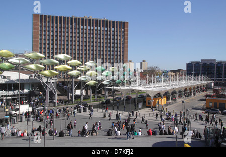 Busbahnhof von Stratford Centre London Stockfoto