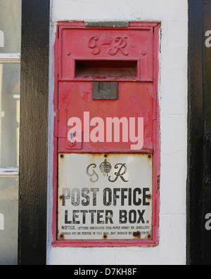 King George Royal Mail Briefkasten in Essex, England, Vereinigtes Königreich, Europa Stockfoto