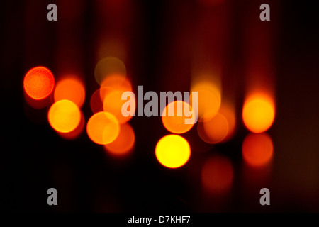 Defokussierten Lichter Hintergrund Stockfoto