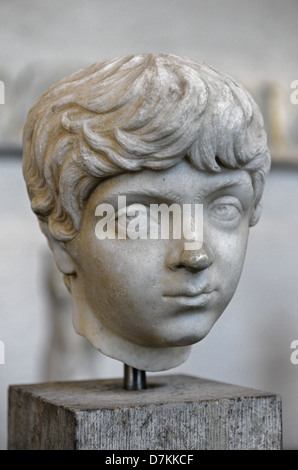 Geta (189-211). Römischer Kaiser. Büste. Glyptothek. München. Deutschland. Stockfoto