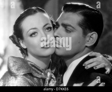 VERKETTETE 1934 MGM Film mit Joan Crawford und Clark Gable. Dies war das fünfte von acht Film machten sie zusammen. Stockfoto