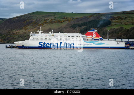 Stena Line Fähre am Cairnryan Terminal Stockfoto