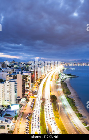 Beira Mar Norte Avenue (Jornalista Rubens de Arruda Ramos Avenue). Stockfoto