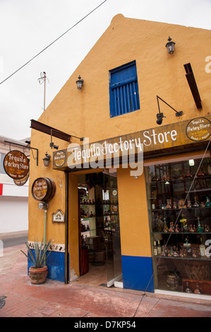 Mexiko, Cozumel, San Miguel, Tequila Factory Store Stockfoto