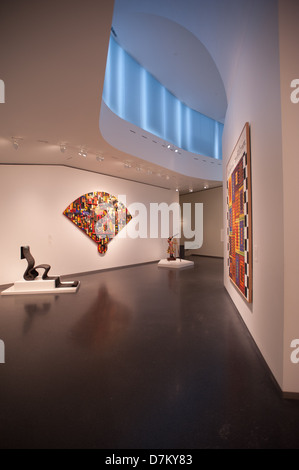 Interieur Foto der Galerien in der Bloch-Gebäude. Neslon Atkins Museum of Art, Kansas City, Missouri Stockfoto