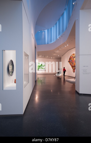 Interieur Foto der Galerien in der Bloch-Gebäude. Neslon Atkins Museum of Art, Kansas City, Missouri Stockfoto