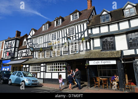 Das Swan Inn, High Street, Bridgnorth, Shropshire, England, Vereinigtes Königreich Stockfoto