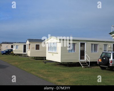 Mobilheime auf Haven Greenacres Holiday Park in der Nähe von Porthmadog Stockfoto