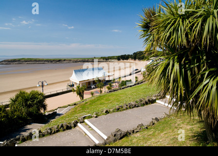 Beach, Whitmore Bay, Barry Island, Vale of Glamorgan, South Wales, UK. Stockfoto