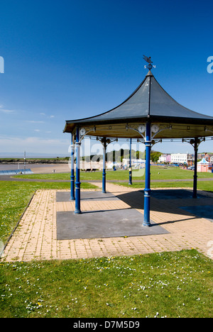 Musikpavillon auf Pomenade Barry Insel Vale von Glamorgan-Süd-Wales Stockfoto